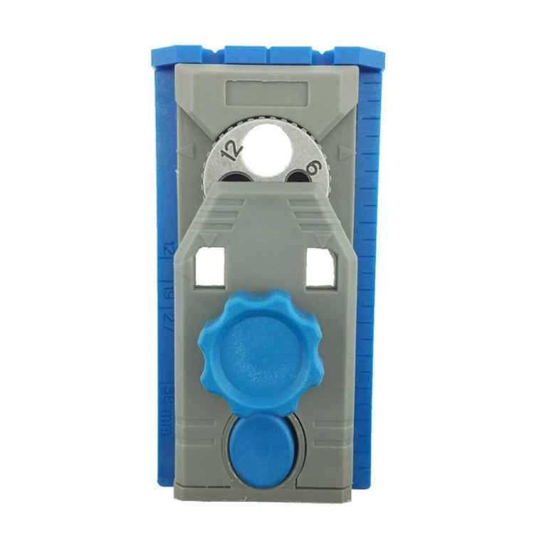 Angular Oblique Woodworking Borehole Locator Sheet Connector with Scale Marking