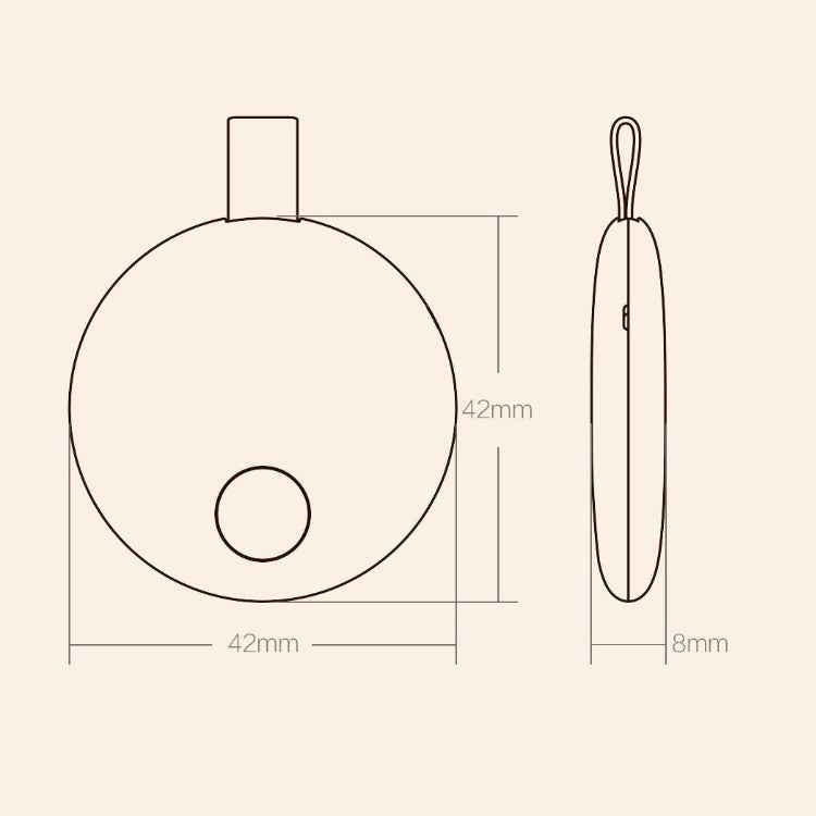 Original Xiaomi Youpin Ranres Intelligent Anti-lost Device Two-way Search Bluetooth Alarm Smart Positioning Finder, Distance: 15m