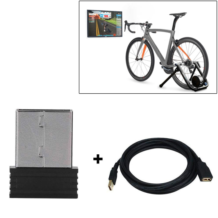 Mini ANT+ USB Stick Adapter Cycling Bicycle Speed Sensor (wireless + wired), wireless + wired