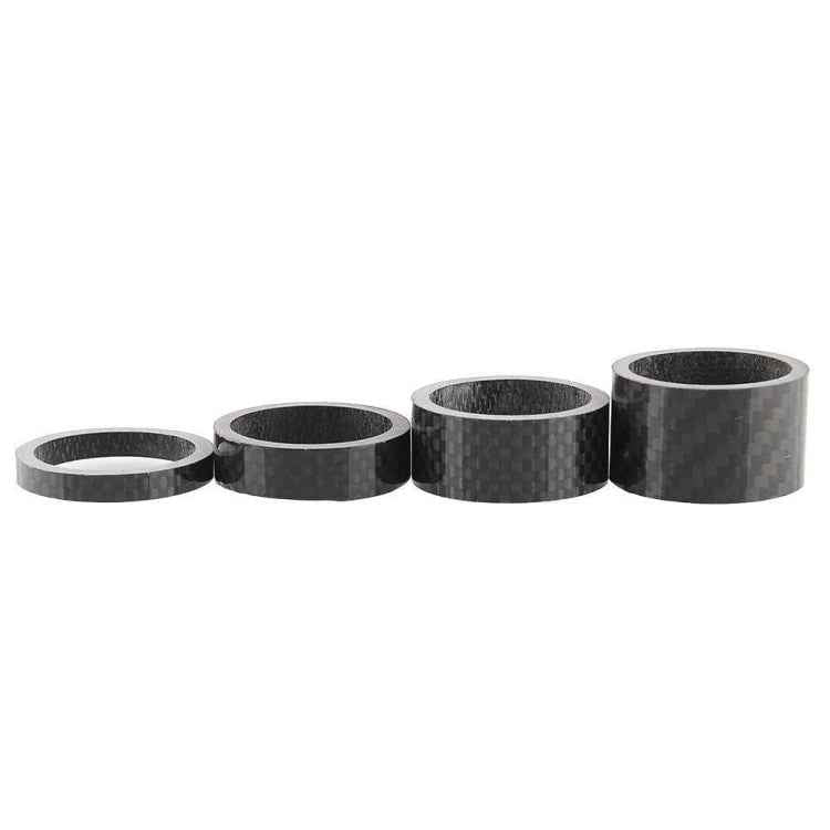 Bicycle Front Fork Headset Carbon Fiber Gasket Stem Wrist Backing Ring 3K Carbon Fiber 5 / 10 / 15 / 20mm