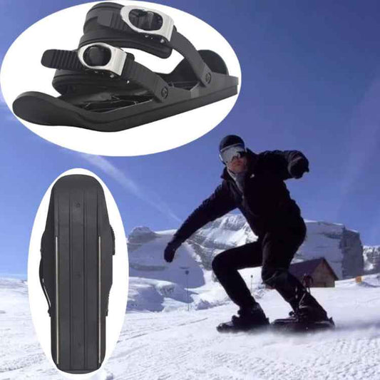 One Pair Outdoor Sports Mini Ski Shoes Ski Board, Size: One Size