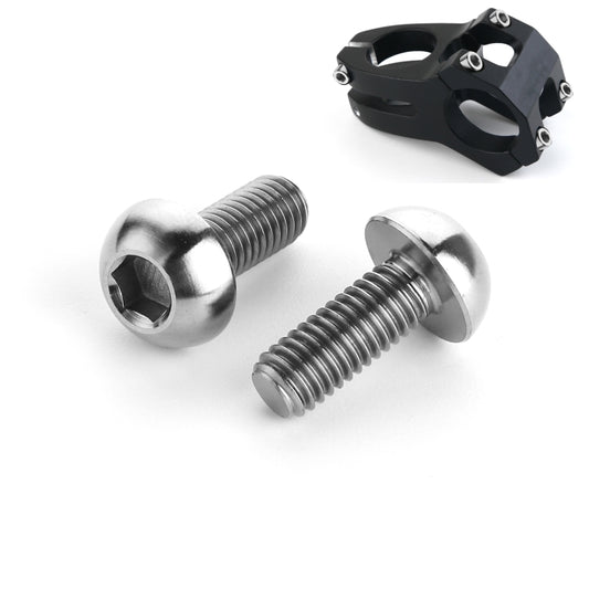 2 PCS Bicycle Accessories Titanium Bottle Cage Screw M5 12mm