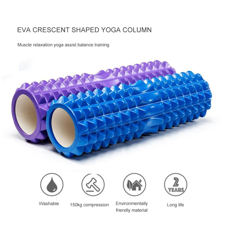 Yoga Pilates Fitness EVA Roller Muscle Relaxation Massage, Size: 33cm x 13cm, 33cm x 13cm