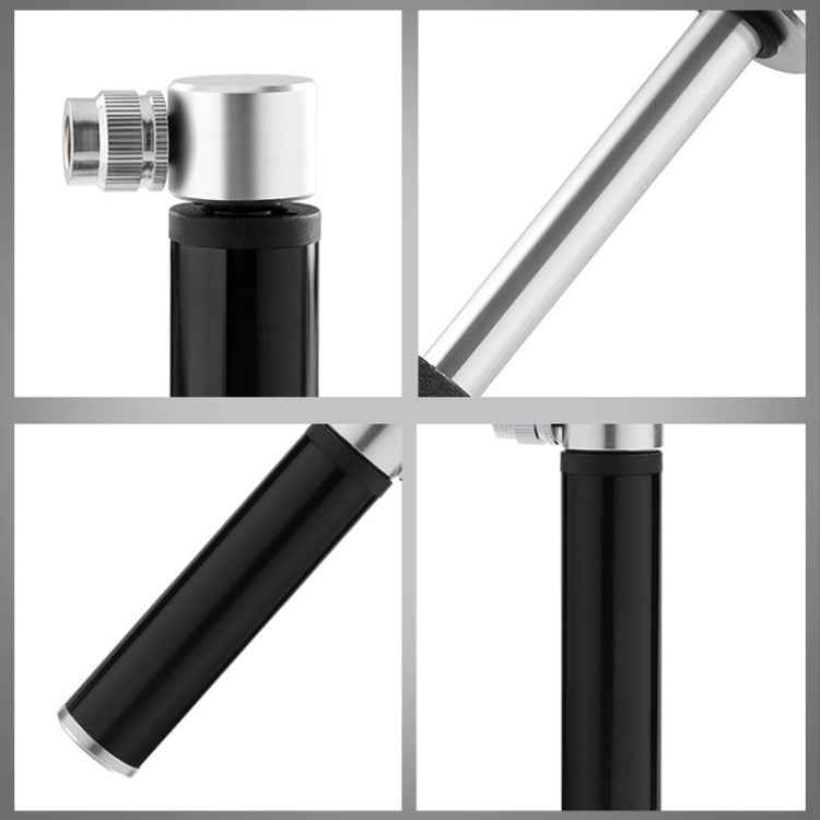 Manual Mini Portable Bicycle Aluminum Alloy Pump+ Glue-free Tire Patch + Fish-shaped Tire Lever