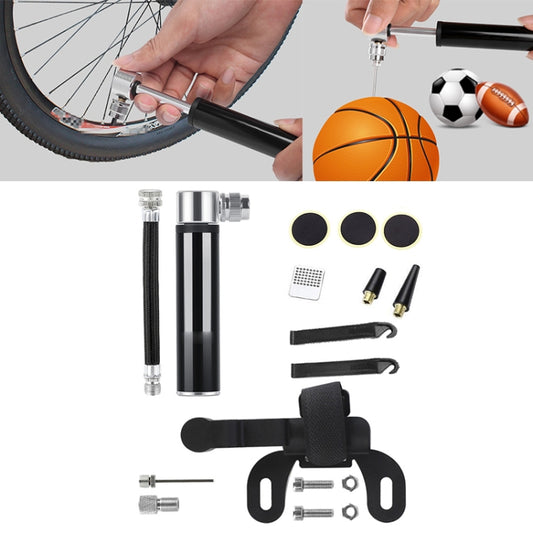 Manual Mini Portable Bicycle Aluminum Alloy Pump+ Glue-free Tire Patch + Fish-shaped Tire Lever, Inflator + Glue-free Tire Patch + Fish-shaped Tire Lever Silver, Inflator + Glue-free Tire Patch + Fish-shaped Tire Lever Black����������������������������...