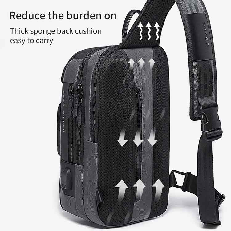 BANGE Fashion Travel Chest Bag Business Backpack Single Shoulder Bag
