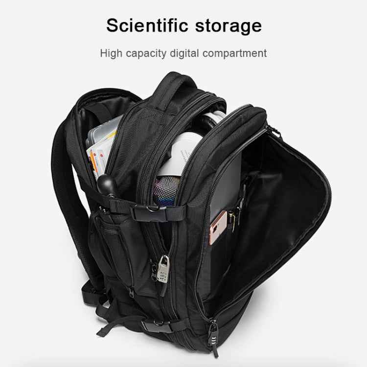 BANGE Business Backpack Men Travel Waterproof Large Capacity Computer Shoulders Bag