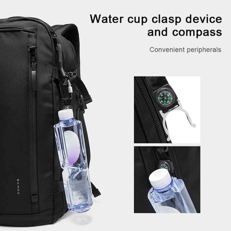 BANGE Business Backpack Men Travel Waterproof Large Capacity Computer Shoulders Bag