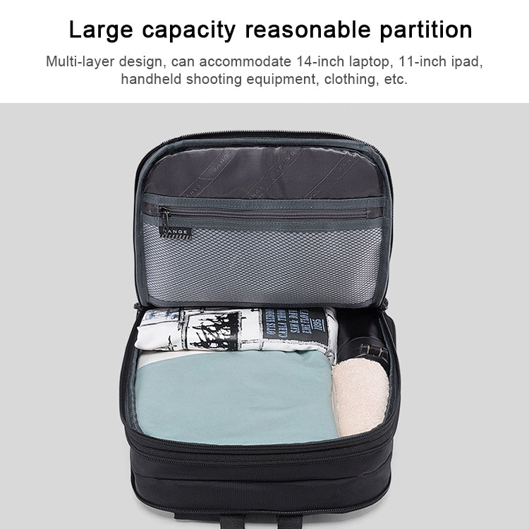 BANGE Fashion Casual Lightweight Oxford Cloth Shoulders Bag Waterproof Outdoor Travel Men Backpack, BANGE Shoulders Bag, BANGE Oxford Cloth Shoulders Bag