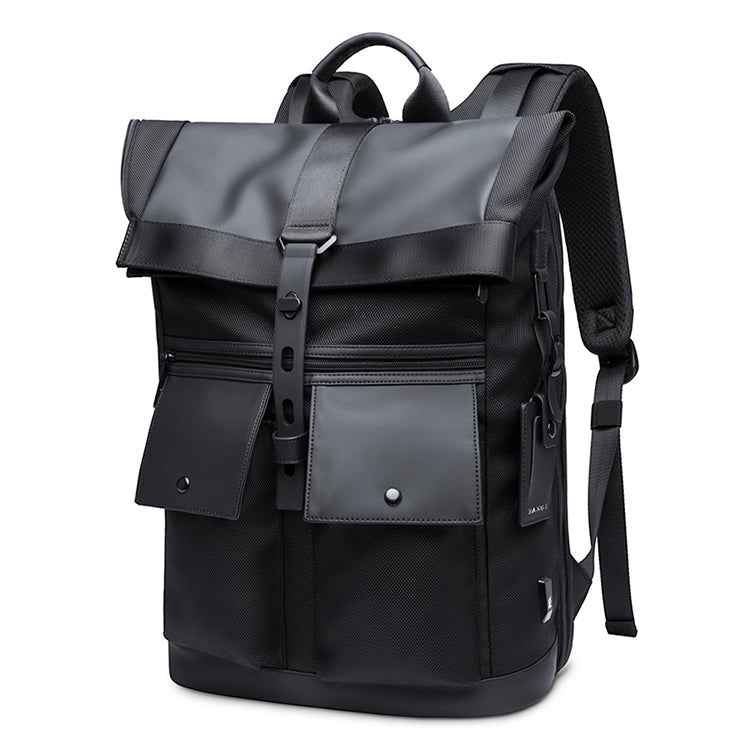 BANGE Men Leisure Business Backpack Travel Large Capacity Student Shoulders Bag