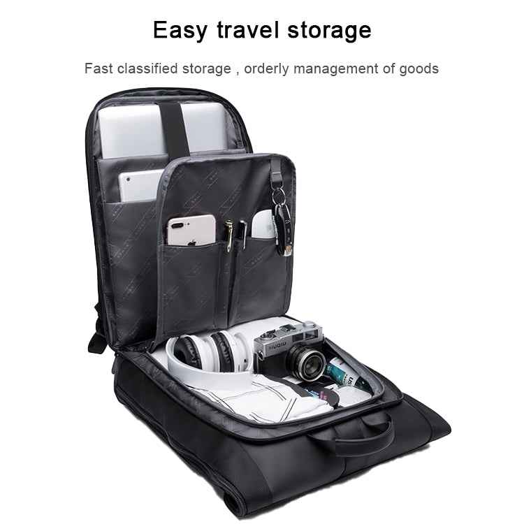 BANGE Men Leisure Business Backpack Travel Large Capacity Student Shoulders Bag