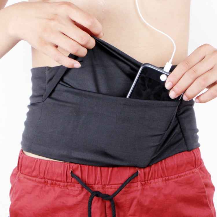 Personal Large-capacity Stretch Tablet Pockets Travel Anti-theft Bag Phone Bag,Size: M