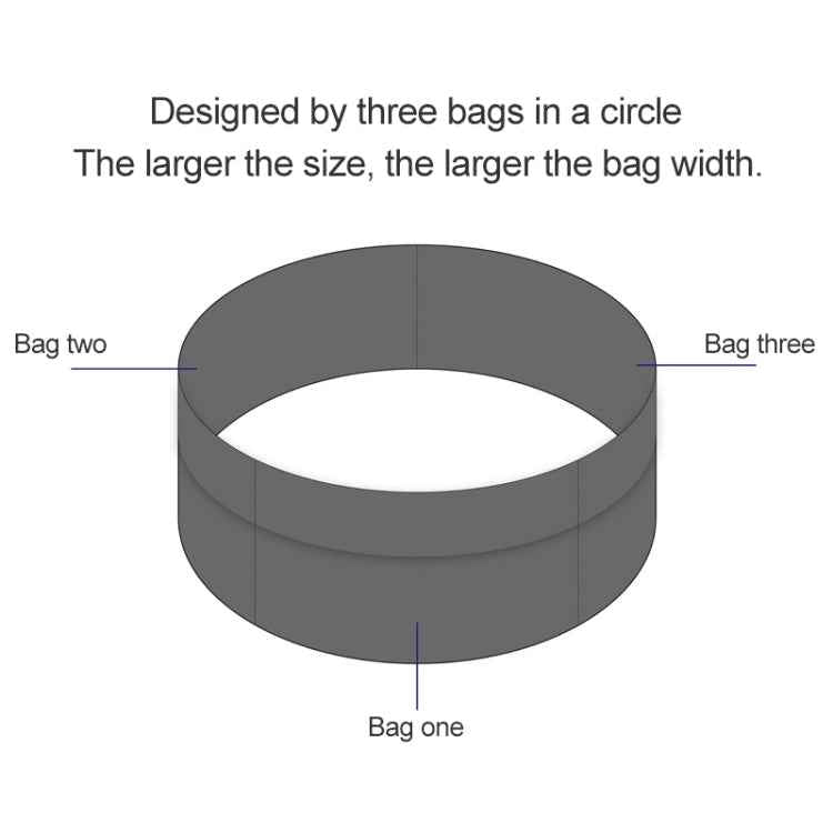 Personal Large-capacity Stretch Tablet Pockets Travel Anti-theft Bag Phone Bag,Size: M