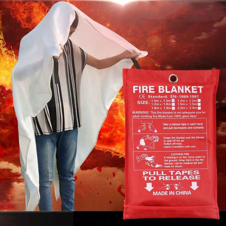 Emergency Survival Fire Blanket Shelter Safety Protector Extinguishers Tent, Size: 1.5×1.5m