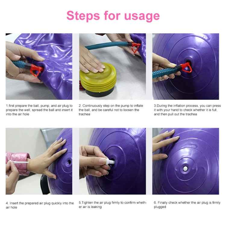 Thickening Explosion-proof Big Yoga Ball Sport Fitness Ball Environmental Pregnant Yoga Ball, Diameter: 75cm