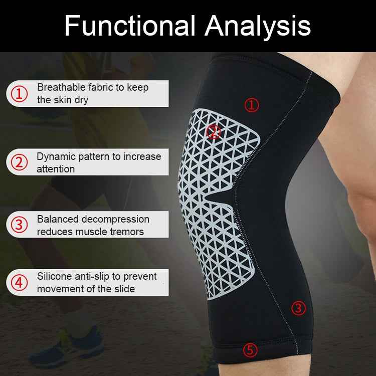 Outdoor Knee Leg Breathable Anti-collision Sports Protective Gear, Size: M