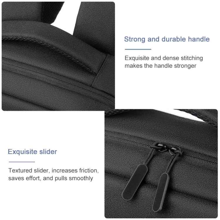 OUMANTU 9003 Business Laptop Bag Oxford Cloth Large Capacity Backpack with External USB Port