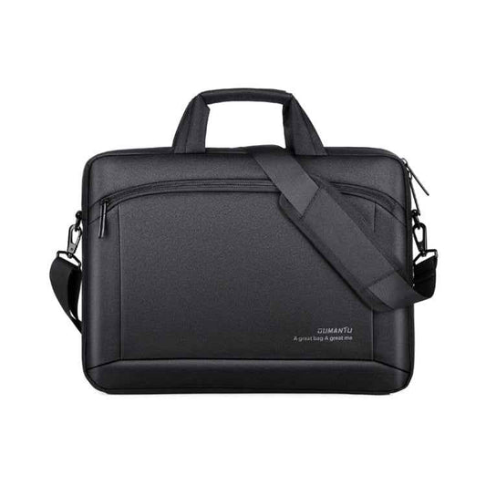 OUMANTU 030 Portable 15 inch Laptop Bag Leather Handbag Business Briefcase
