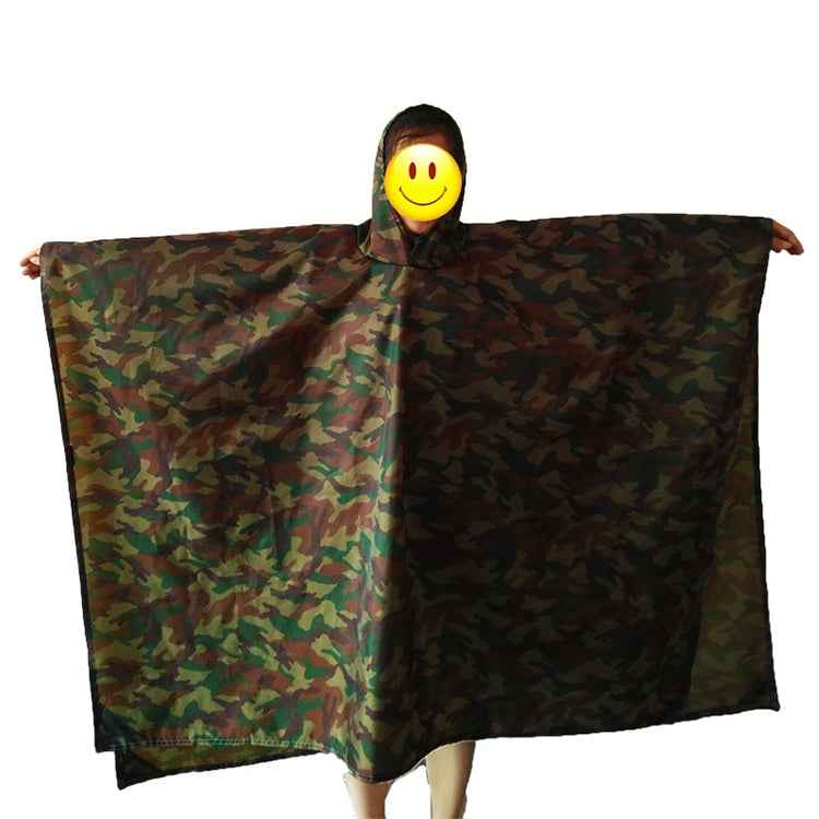 3 In 1 Outdoor Portable Multifunctional Camouflage Backpack Raincoat