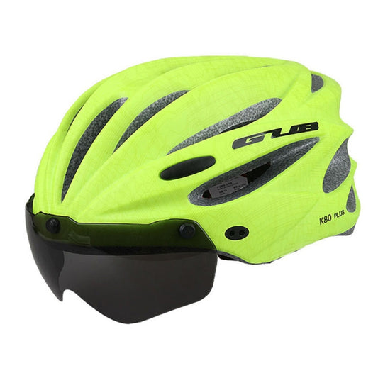 GUB K80 Plus Bike Helmet With Visor And Goggles, GUB K80 Plus(Fluorescent Green), GUB K80 Plus(Black), GUB K80 Plus(Orange), GUB K80 Plus(Gradient Blue), GUB K80 Plus(Gradient Purple), GUB K80 Plus(Red), GUB K80 Plus(Titanium Color), GUB K80 Plus(White)