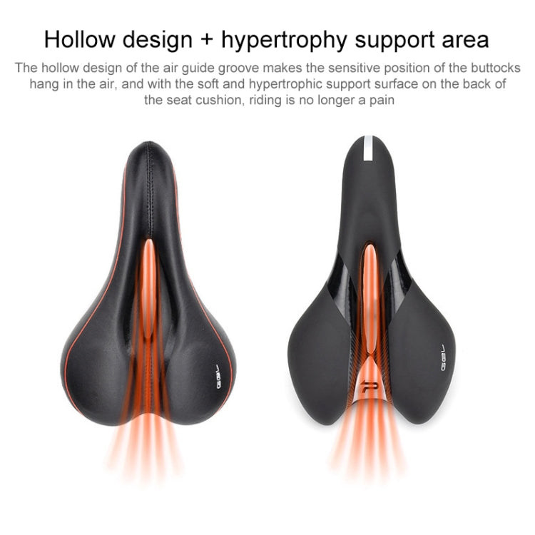 PROMEND SD-567 Hollow Breathable Silicone Racing Bicycle Saddle, SD-567