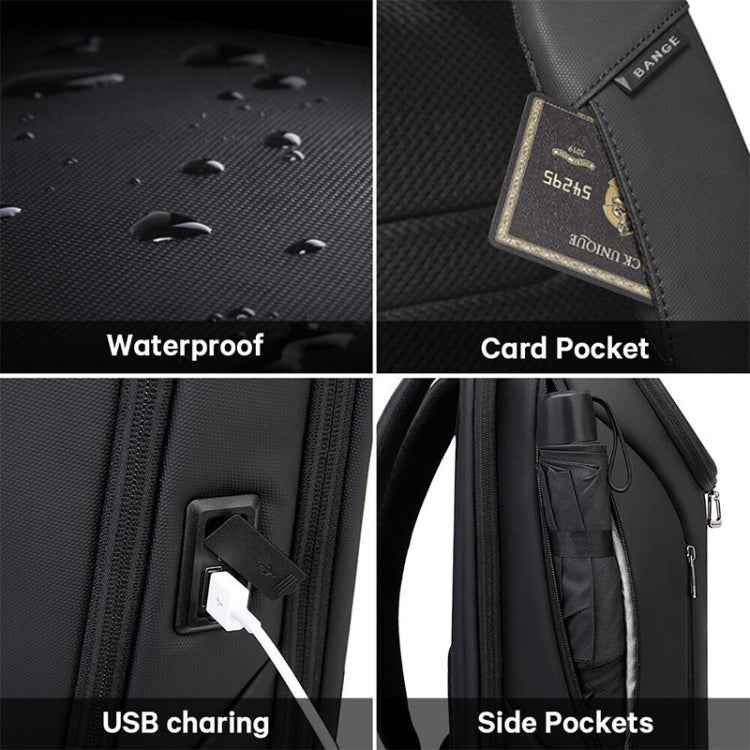 Bange BG-2517 Men Business Backpack with USB Port, Size: 48 x 31 x 16cm