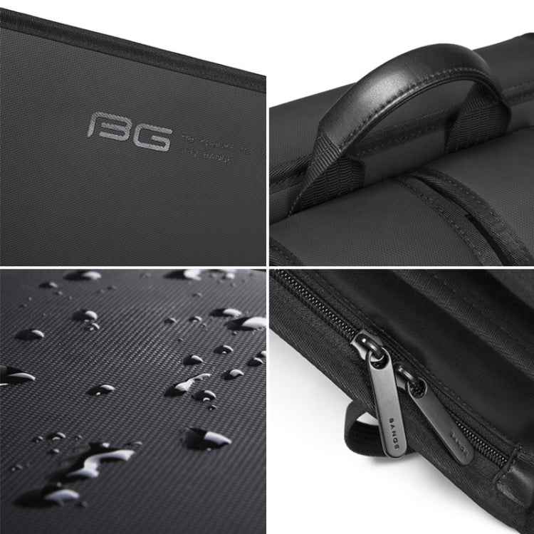 Bange BG-7252 Men Square Waterproof Laptop Backpack, Size: 39.5 x 29.5 x 8cm