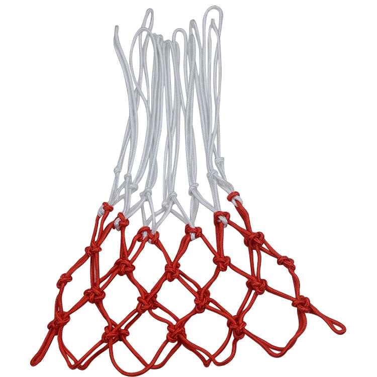 Bold Edition Polyester Rope Basketball Frame Net (White Red Blue), Bold Edition