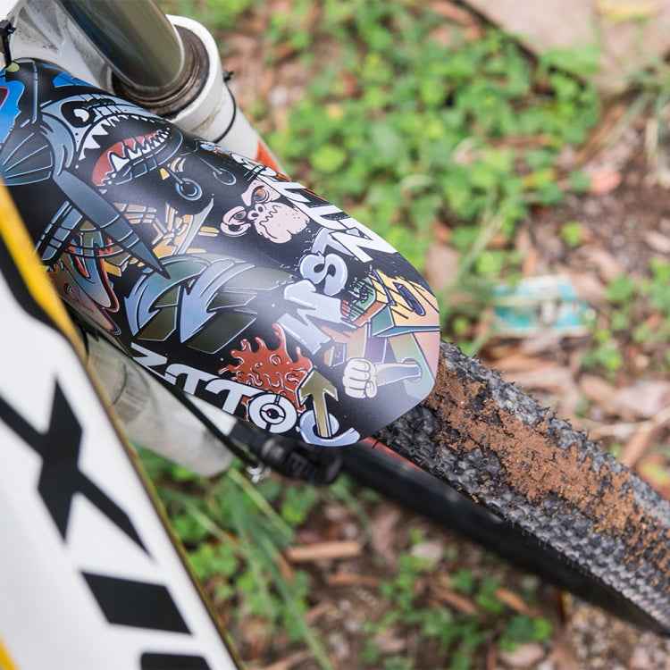 2 PCS ZTTO Bicycle Fenders Mountain Road Bike Mudguards, Long Style