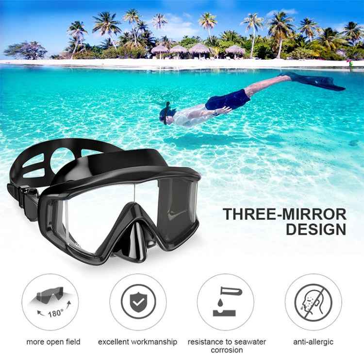 DM600 Silica Gel Diving Mask Swimming Goggles Diving Equipment for Adults