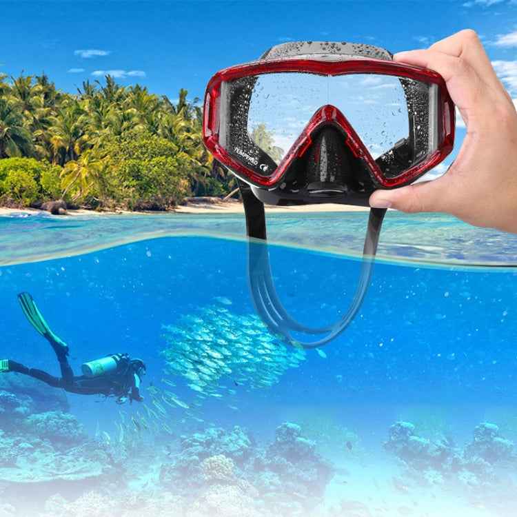 DM600 Silica Gel Diving Mask Swimming Goggles Diving Equipment for Adults