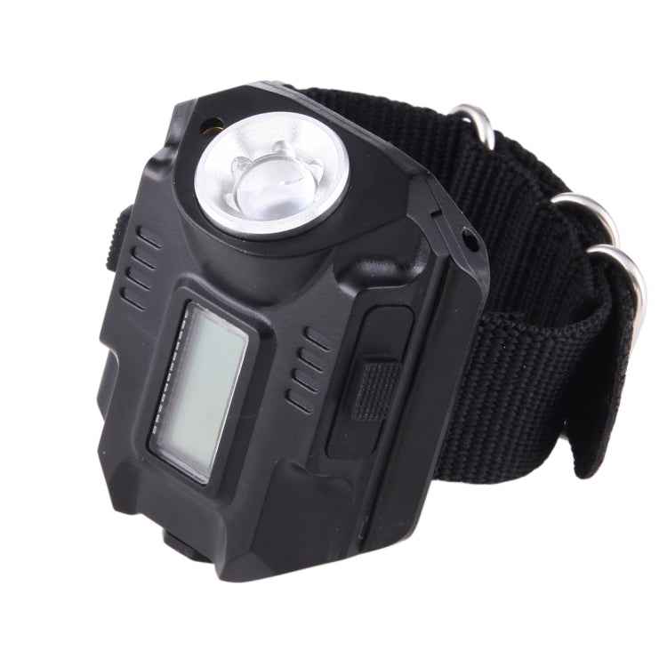 HT-8008 Multi-functional Rechargeable LED Flashlight Watch with Compass