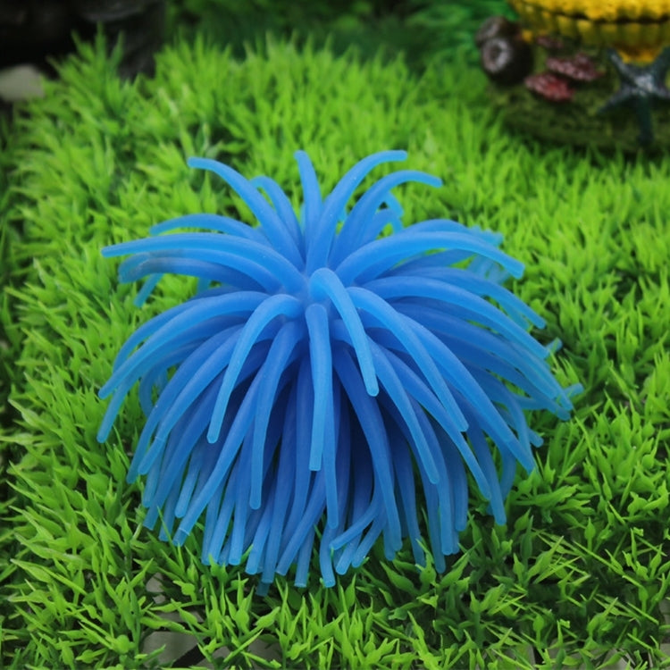 Aquarium Articles Decoration TPR Simulation Sea Urchin Ball Coral, Size: L, Diameter: 13cm