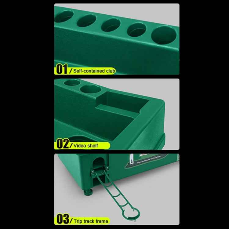 PGM Golf Ball Dispenser Automatic Tee Up Machine with Club Rack, Size: 62x32x32cm