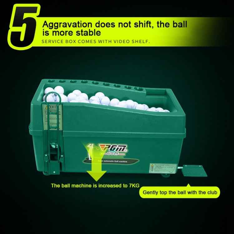 PGM Golf Ball Dispenser Automatic Tee Up Machine with Club Rack, Size: 62x32x32cm