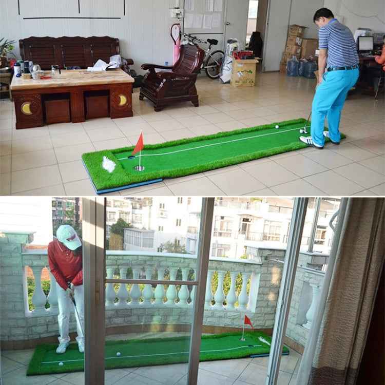 PGM Golf Double Colors Putting Mat Push Rod Trainer, Size: 75x300cm