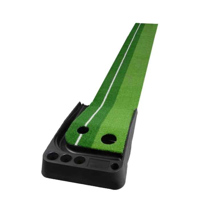 PGM Golf Mini Putting Mat Push Rod Trainer 3m, without Auto Ball Return Fairway