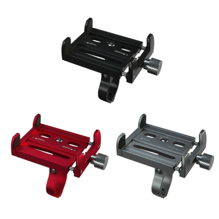 BIKERSAY MP005 Bicycle Aluminum Alloy Mobile Phone Holder Motorcycle Handlebar Bracket, BIKERSAY MP005 Black, BIKERSAY MP005 Red, BIKERSAY MP005 Titanium