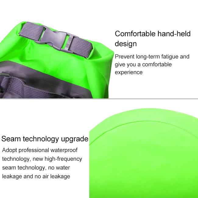 Outdoor Waterproof Dry Dual Shoulder Strap Bag Dry Sack, Capacity: 5L