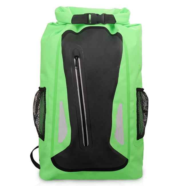 Outdoor Waterproof Dry Dual Shoulder Strap Bag Dry Sack PVC Barrel Bag, Capacity: 25L
