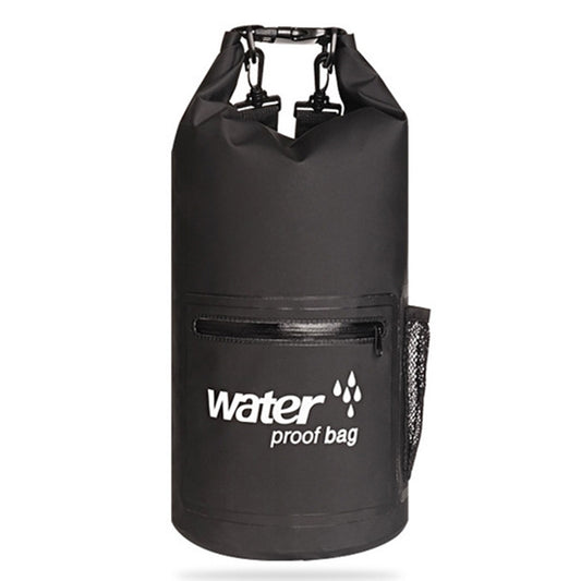 Outdoor Waterproof Dry Dual Shoulder Strap Bag Dry Sack PVC Barrel Bag, Capacity: 20L, 20L