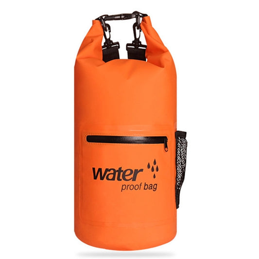 Outdoor Waterproof Dry Dual Shoulder Strap Bag Dry Sack PVC Barrel Bag, Capacity: 20L