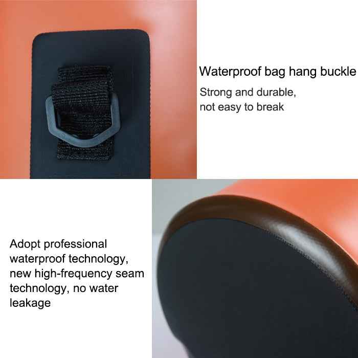 Outdoor Waterproof Single Shoulder Dry Bag Dry Sack PVC Barrel Bag, Capacity: 5L