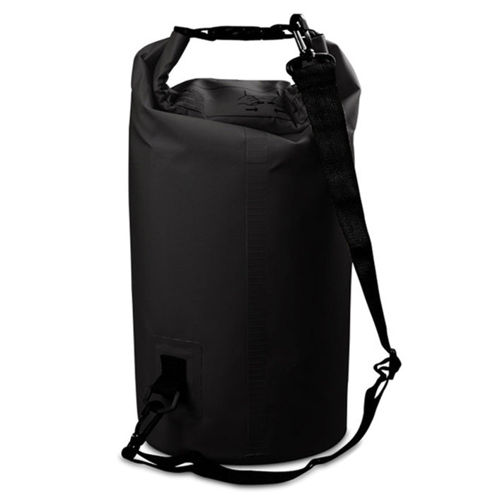 Outdoor Waterproof Single Shoulder Bag Dry Sack PVC Barrel Bag, Capacity: 5L