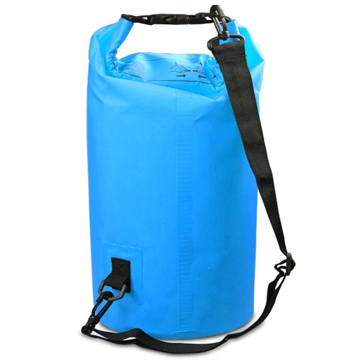 Outdoor Waterproof Single Shoulder Bag Dry Sack PVC Barrel Bag, Capacity: 5L