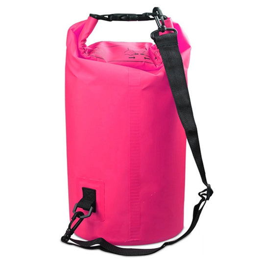 Outdoor Waterproof Single Shoulder Bag Dry Sack PVC Barrel Bag, Capacity: 10L, Capacity: 10L (Pink), Capacity: 10L (Green), Capacity: 10L (Sky Blue), Capacity: 10L (Yellow), Capacity: 10L (Black), Capacity: 10L (Dark Blue), Capacity: 10L (Orange)