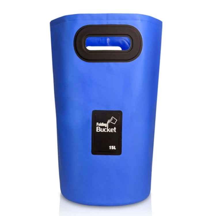 Outdoor Portable Folding Sink PVC Collapsible Bucket, Capacity: 15L