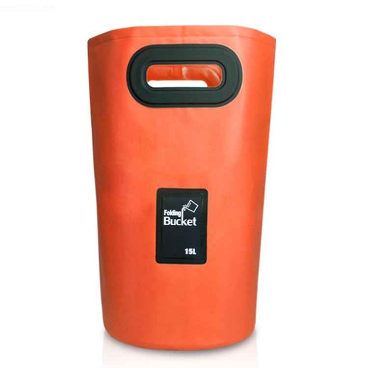 Outdoor Portable Folding Sink PVC Collapsible Bucket, Capacity: 15L