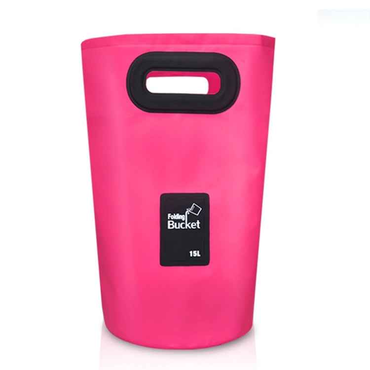 Outdoor Portable Folding Sink PVC Collapsible Bucket, Capacity: 15L