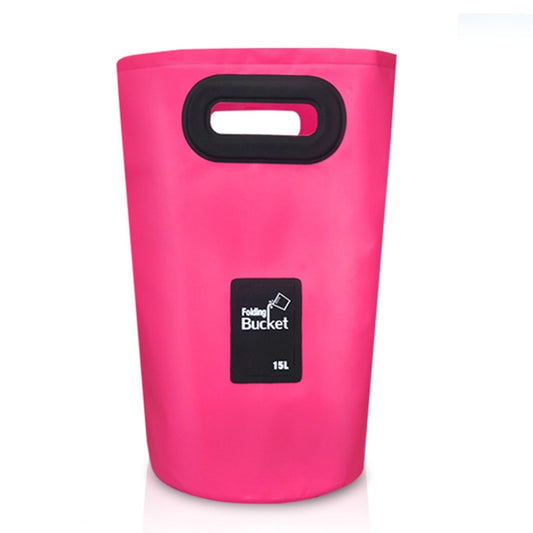 Outdoor Portable Folding Sink PVC Collapsible Bucket, Capacity: 15L